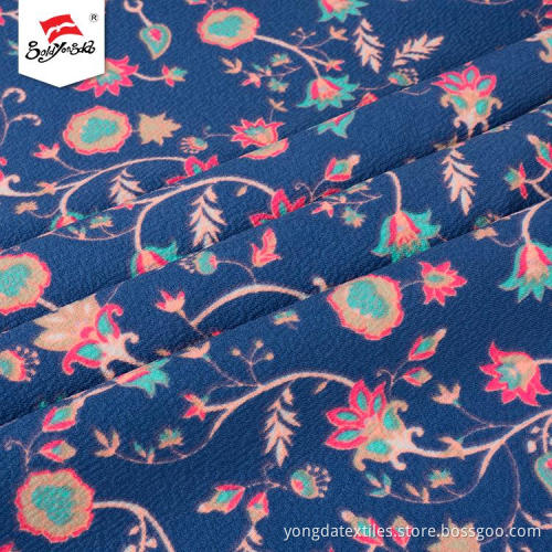 Flower Pattern Polyester Custom German Print Fabric